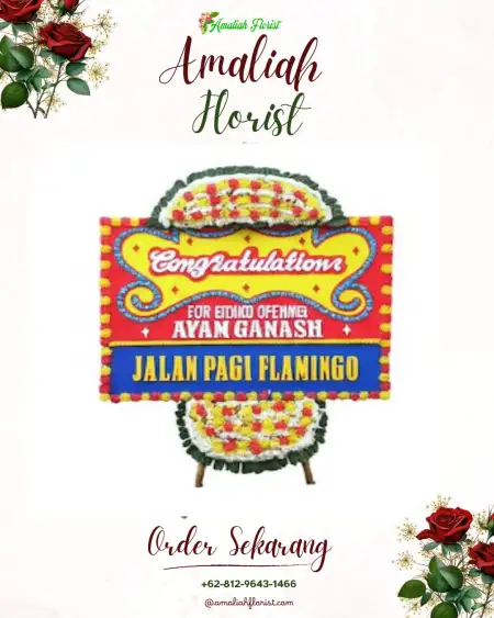 Sewa Papan Bunga Pakalongan